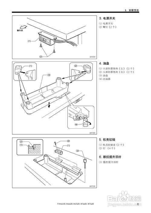 Brother T-8421B 縫紉機使用說明書